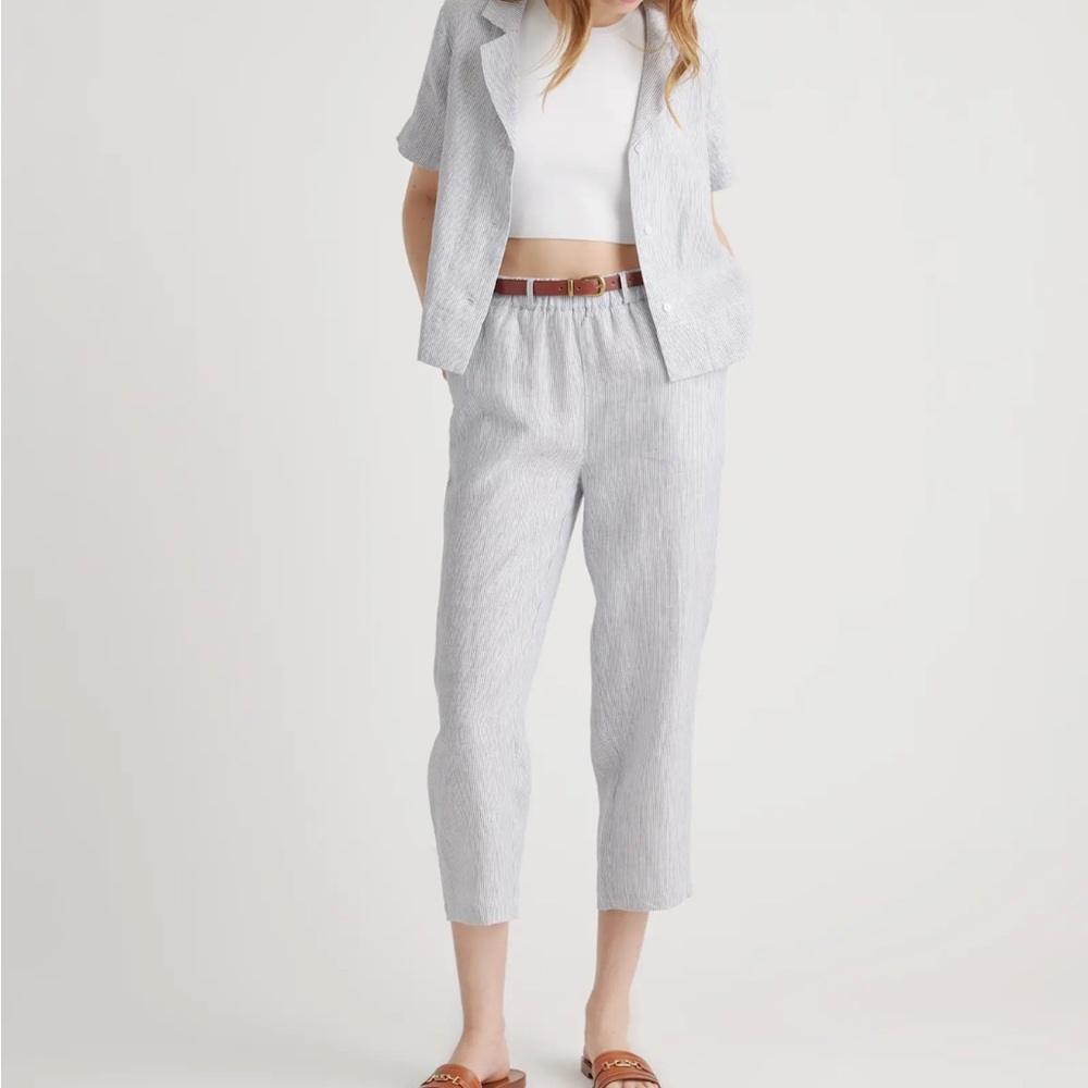 NWOT Quince 100% European Linen Pants